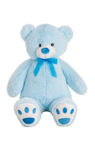 Creaciones Llopis Oso de Peluche Gigante de 100 cm de Altura (Azul)