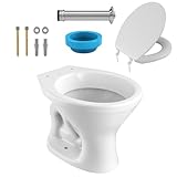 Top 10 Melhores Vaso Sanitário para comprar em 2025 16 Kit Bacia Sanitária Sabará Convencional, Cerâmica, Sifonada, Oval, Branca, Icasa