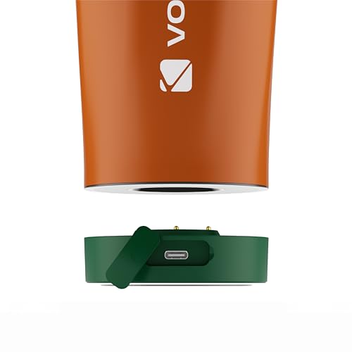 Image of VOLTRX ChillMix Shaker Bottle Insulated Stainless Steel - USB C Rechargeable Electric Protein Shake Mixer, Shaker Cups for Protein Shakes and MealReplacement, Chrome Steel