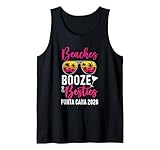 Girls Weekend Trip Punta Cana 2026 Beaches Booze Besties Tank Top