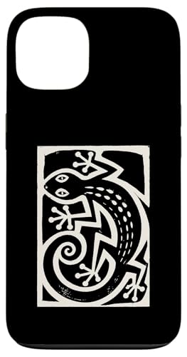 Gecko ���m�J�b�g�X�^�C�� �~�j�}���X�g �A�j�}���A�[�g �X�}�z�P�[�X iPhone 13 �p