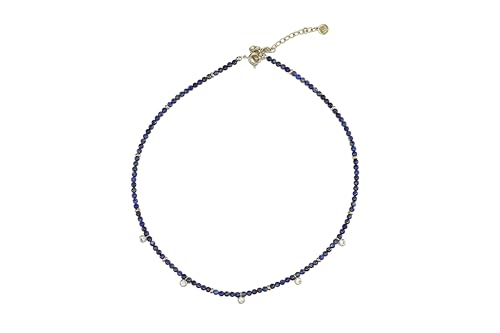 Collier Lapis Lazuli Pierre de Naissance Septembre Cadeau en Or