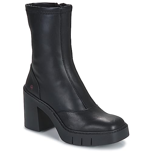 Botte Tendance ART Femme 1973 Berne chaussure montante en cuir noire