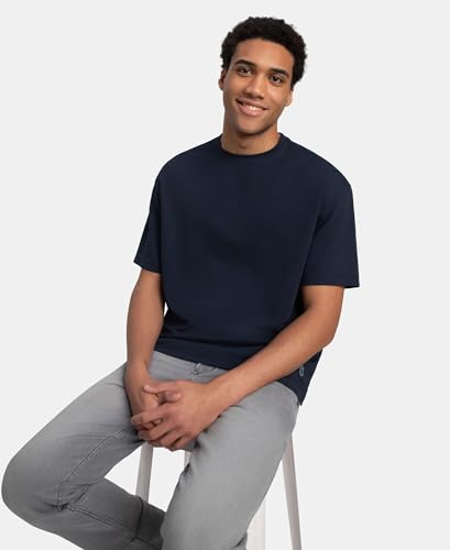 Image of Jockey UM23 Men Super Combed Cotton Blend Oversized T-Shirt with StayFresh Treatment