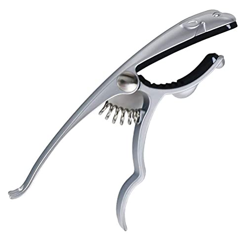 TYUXINSD Belle Métal Guitare Capo Head Head Capo Zinc Alliage Instrument de Musique Accessoires Trois Couleurs Disponibles (Size : Capo for Guitar Silver) Cover