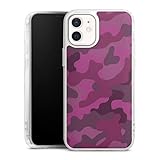 DeinDesign Magnetische Hülle Case Handyhülle mit MagSafe kompatibel mit Apple iPhone 12 Mini Camouflage Bundeswehr Muster