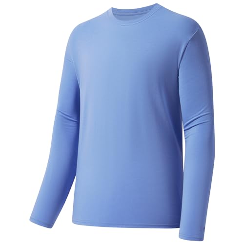 Chemise de pêche à manches longues Bassdash en coton pour homme