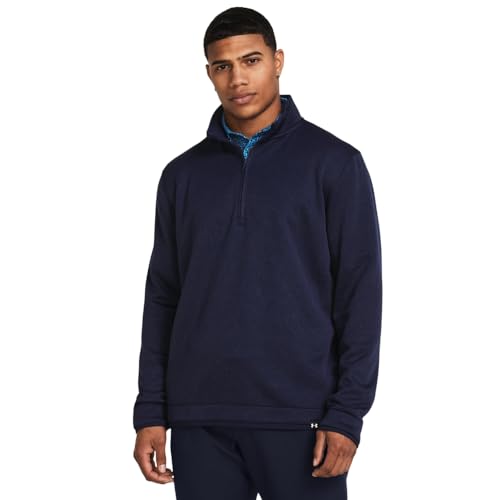 Under Armour Men's Storm SweaterFleece Quarter Zip, (410) Midnight Navy