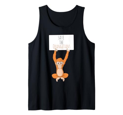 Save The Orang-Utan-T-Shirt – niedliches Orang-Utan-T-Shirt Tank Top