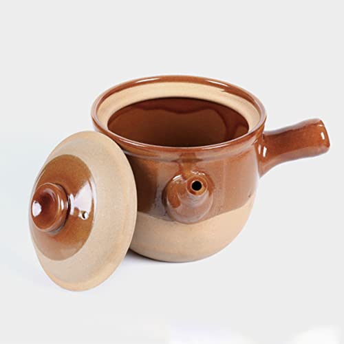 Luxshiny 1 Unidade Pote De Remédio Caçarola Com Kyusu Bule De Cerâmica Panela De Sopa Chinesa Caçaro
