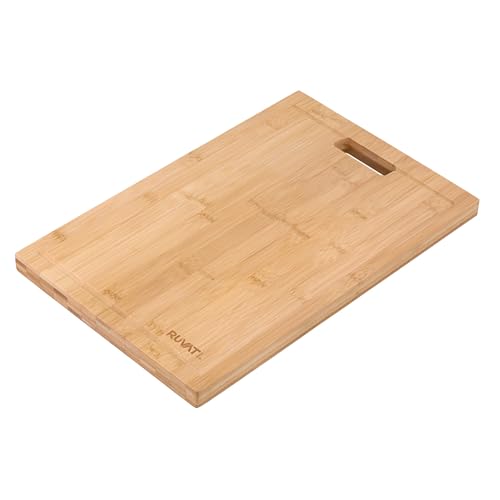 Ruvati 17.25 x 11 inch Bamboo Cutting Board for Ruvati Workstation Sinks - RVA1217BAM