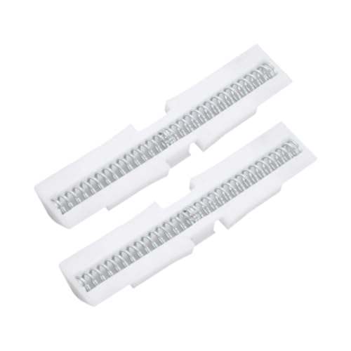 2 piezas Guía corrediza para puerta plegable con riel de resorte para instalación y reemplazo, herrajes resistentes a impactos miniatura 7