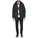 Calvin Klein Men's Waterand Wind Resistant Hooded Coat from Fall Into Winter, Deep Black, Large