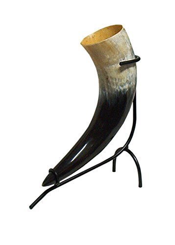 Corne à boire Support, noir laqué, grand, pour un 0,5l-1,0l Corne à boire-Support methorn Support Corne à boire pour Cover