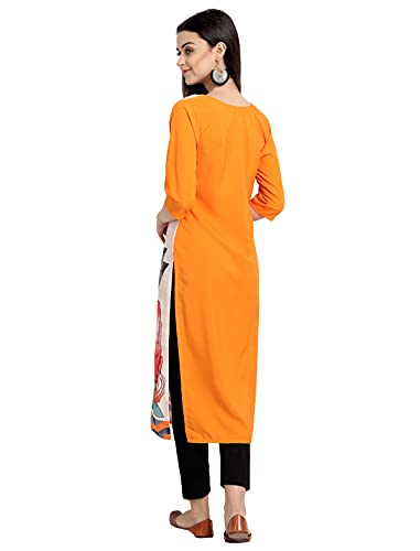 Image of Women's Crepe Regular Kurta