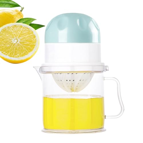 Juicer Manuel - Juicer Fruit Squeezer Mandud Handheld | Manual Manual de cítricos Naranja Limón Prensa Fruta Presionar | Sin Extractor De Pasta, 450 Ml De Herramienta De Cocina Atada A 450 Ml Para