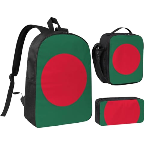 Sac à dos drapeau Bangladesh 43 cm pour voyages et sorties scolaires