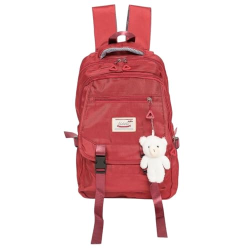 Mochila Universitária Escolar Porta Notebook Bauarte - Vermelho