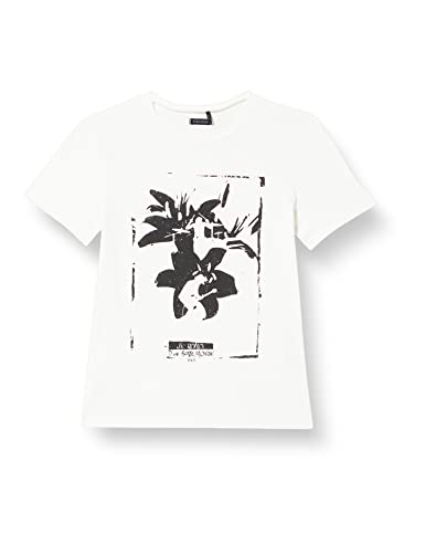 IKKS Junior Tee-Shirt Blanc cassé Groupe de Musique Noir Je rêvais d'un Autre Monde XU10103.19, 8 Ans Garçon Cover