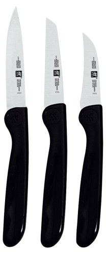 Zwilling 38115001 Gemüsemesser-Set, 3 tlg., Kunststoff, schwarz