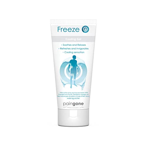 Freeze Cooling Gel | Analgetikum zur Schmerzlinderung von Ischias, Knieschmerzen, Muskelschmerzen, Sehnenentzündungen, Hüftschmerzen, Nackenschmerzen, Stenose und Fußschmerzen | kühlende Massage Cover
