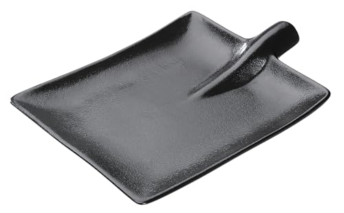 Zassenhaus 076325 - Piatto da portata in ceramica, 25 x 18 x 5 cm, colore: antracite