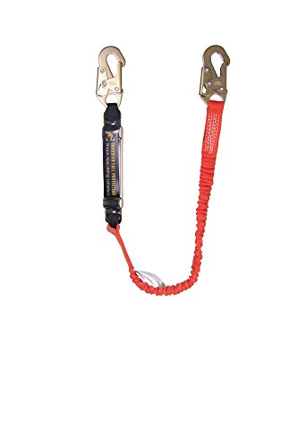Image of Guardian 11900 6-Foot Tiger Tail Single Leg Stretch Lanyard with Snaphook