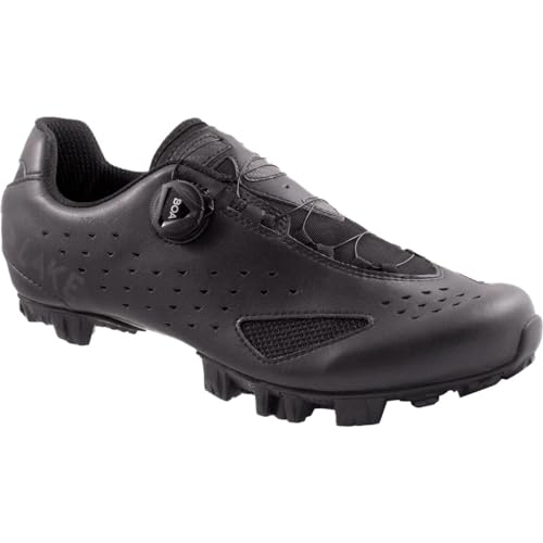 Lake MX177-X Wide Mountain Bike Shoes BLACK-REFLECTIV 442
