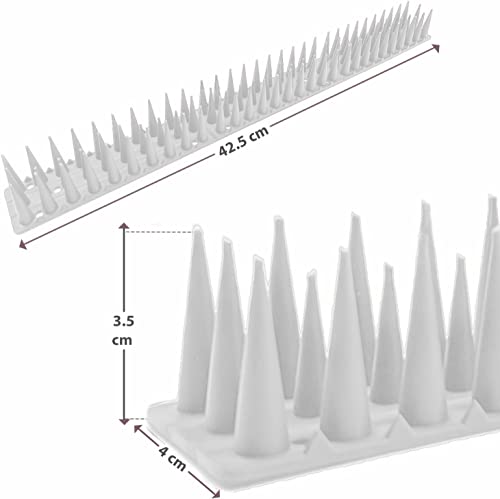 Wall & Fence Spikes, Security Spikes, Stop Climbing Over Walls and Fences, Ideal for Keeping Pigeons Birds, Squirrels - Image 3