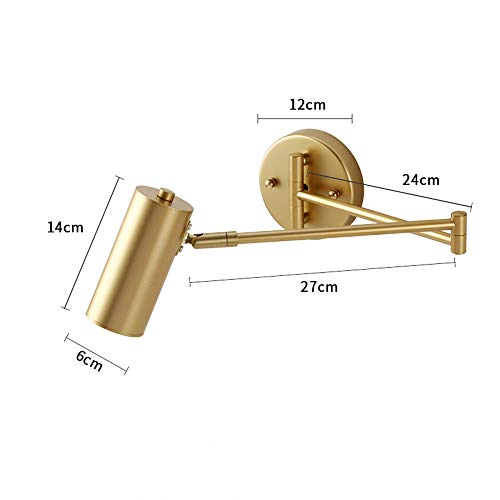Solución perfecta para leer en la cama con lámpara LED orientable 4
