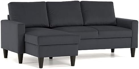 BUDWING Fox Canapé d'angle 3 Places Chaise Longue Reversible Gauc...