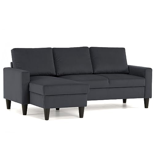 BUDWING Fox Canapé d'angle 3 Places Chaise Longue Reversible Gauc...