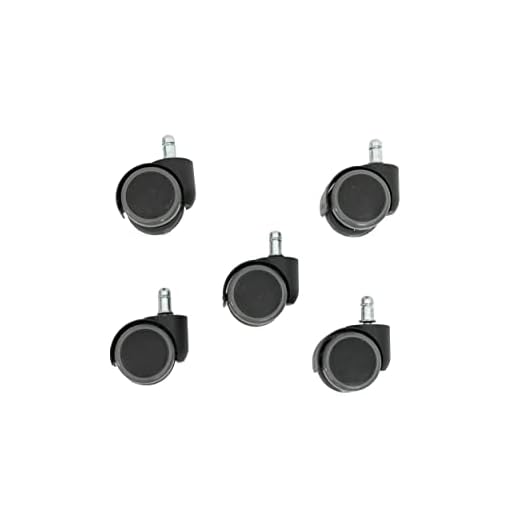 Kit 5 Rodinhas Rodizio Anti-risco e Anti-ruido Para Cadeiras