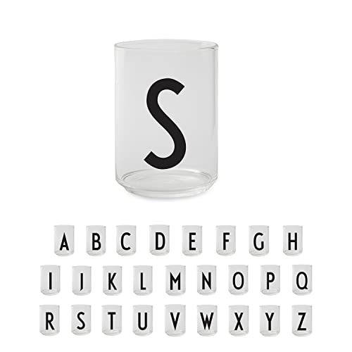 Design Letters Persönliche Trinkglas S | Dekorativ Wassergläser A-Z 350 ml | Spülmaschinenfest | H: 10,5 x D: 7,5 cm Cover