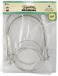 Mason Jar Wire Handles - Standard - 3 pcs