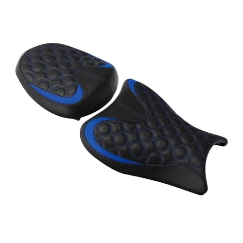 Asientos para conductor y pasajero Hayabusa GSX1300R 2008-2020 acolchado negro