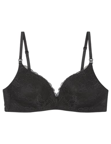 Women' Secret, Mujer, Sujetador Lactancia 'Maternity' Triangular Encaje Negro, Black , 90B