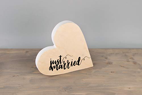 Rayher 45127000 Set of Mask Stencil and Craft Squeegee for Crafts and Painting Reusable Silk Screen Template with Just Married - Image 2