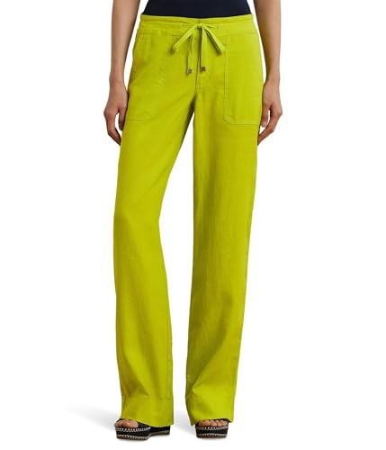 Lauren Ralph Lauren Women's Linen Wide-Leg Pants