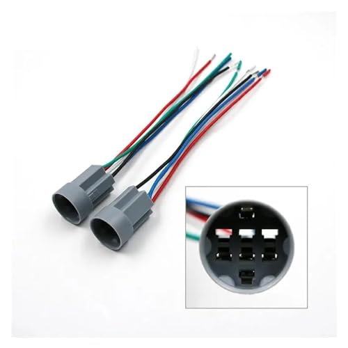 Interrupteur rotatif étanche DPDT à impulsion avec éclairage LED bleu 12V