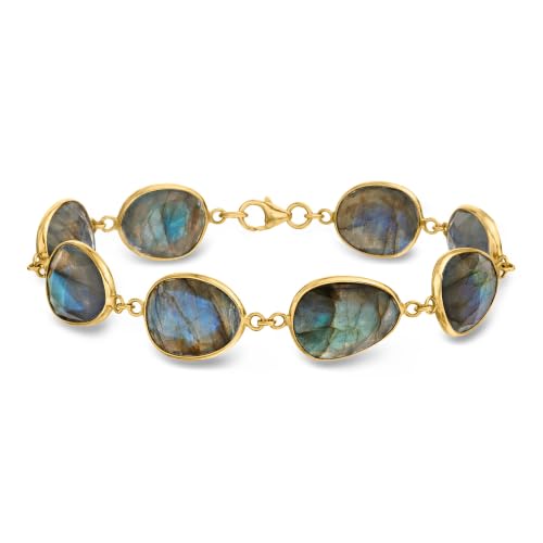 Ross-Simons Labradorite Station Bracelet in...
