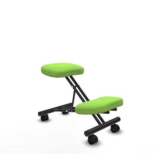 Piqueras y Crespo   Silla de Consultorio Odontologico Mahora sin Brazos. Equipado con Espuma de Corte. con Ruedas de Nailon 50 Mm. Pistacho