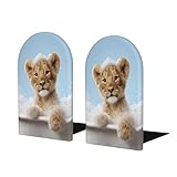 Design stable antidérapant : équipé de coussinets antidérapants sur le fond, ces serre-livres restent bien en place, empêchant les mouvements et assurant que vos livres restent organisés sans glisser