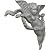 Ekena Millwork 5 1/8"W x 6 5/8"H x 1 1/8"P Angel Onlay, Right