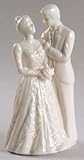 Lenox China Wedding Promises Collection Bride and Groom Cake Topper (Plain), Fine China Dinnerware