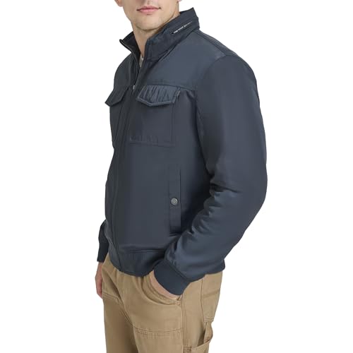 Image of DOCKERS Men's Quilted Lined Flight Bomber Jacket
