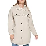 Calvin Klein Women's 2 Button Suit Jacket, Khaki, 10