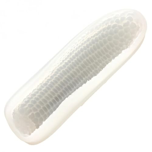Bonalake Moldes de Silicona para maíz, moldes de Silicona 3D de Calidad alimentaria, Molde para Hornear para Mousse, Chocolate y Manualidades, Pastel Blanco 3D para Manualidades