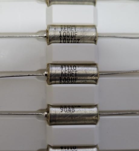 (1 PC) T110C107K010AS KEMET Compatible with CAP TANT 100UF 10% 10V AXIAL