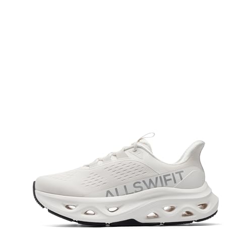 ALLSWIFIT Women's Slip On Cushioned Walking Fashion Sneaker,White,11 - image 4